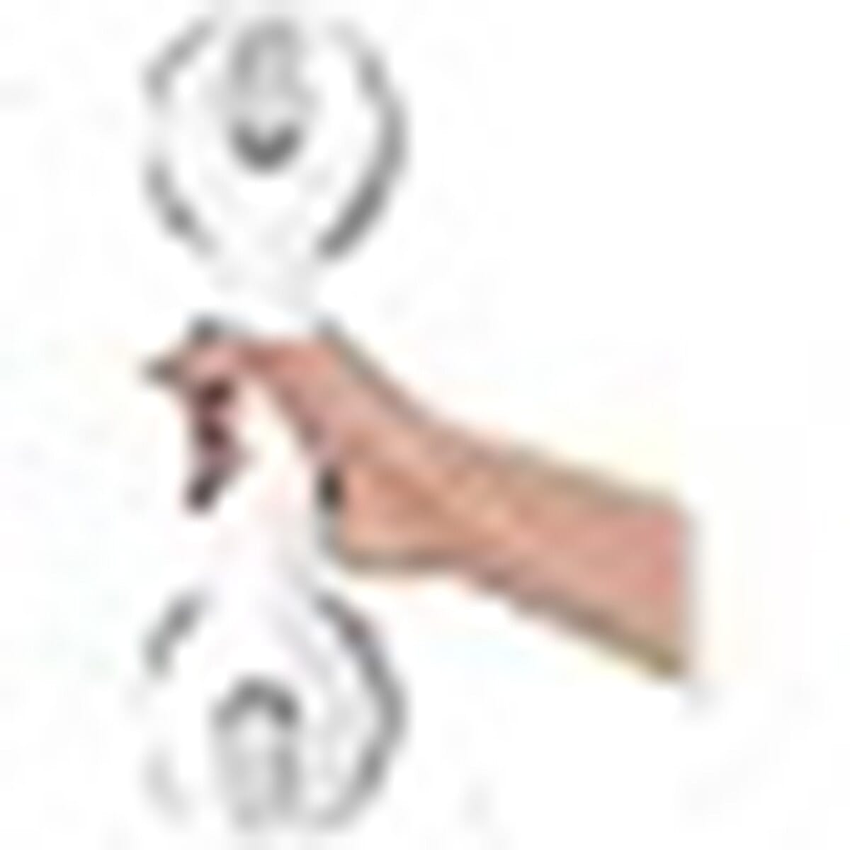 Suction Bath Handle - White