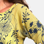 Cotton Woven Top (Size 1x1 cm) - Yellow