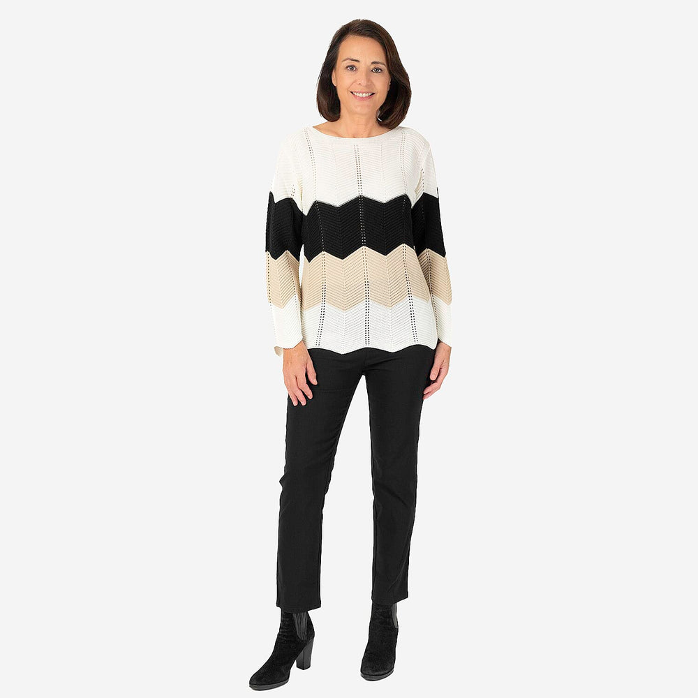 Sugar Crisp Acrylic Knitted Jumper (Size 1x1 cm) - Camel