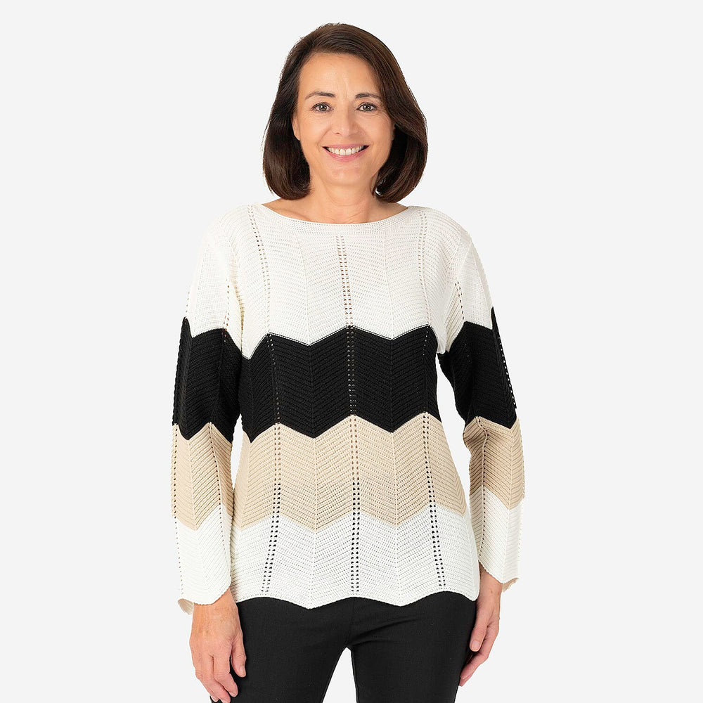 Sugar Crisp Acrylic Knitted Jumper (Size 1x1 cm) - Camel