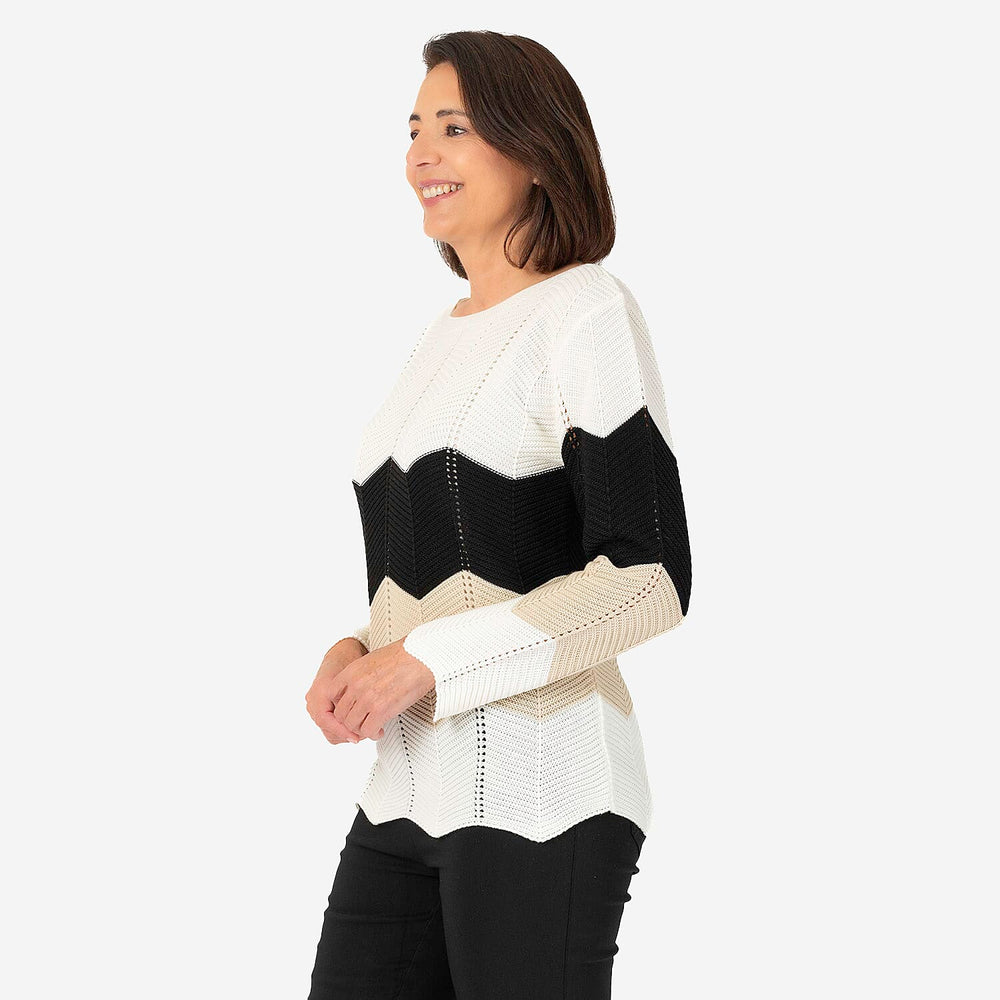 Sugar Crisp Acrylic Knitted Jumper (Size 1x1 cm) - Camel