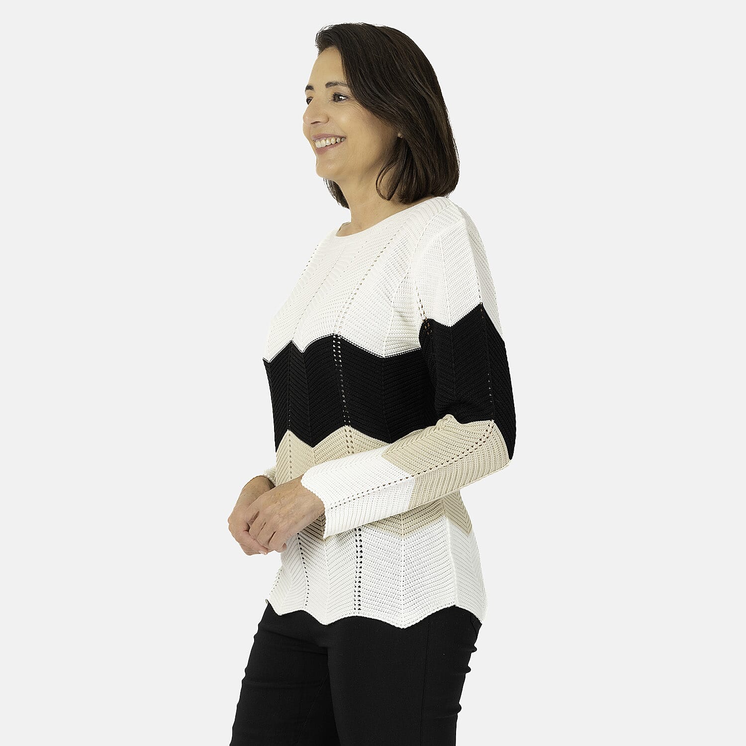 Sugar Crisp Acrylic Knitted Jumper (Size 1x1 cm) - Camel