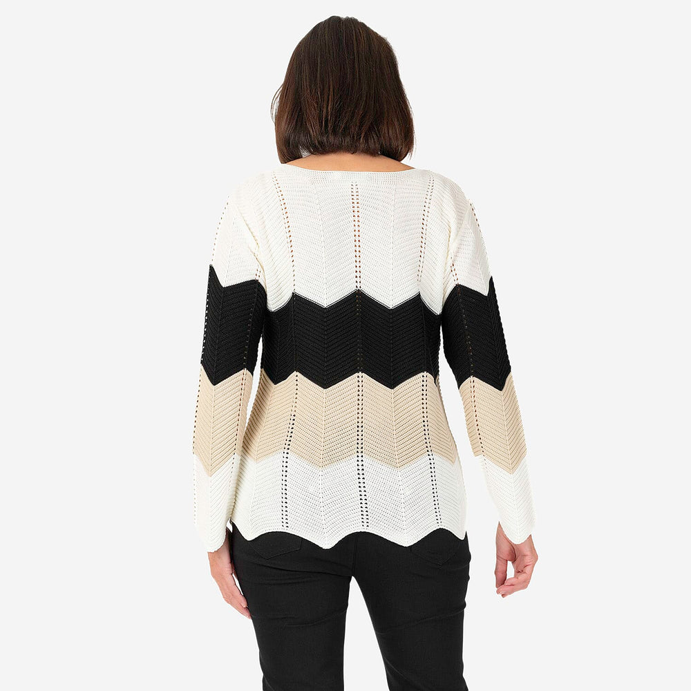 Sugar Crisp Acrylic Knitted Jumper (Size 1x1 cm) - Camel