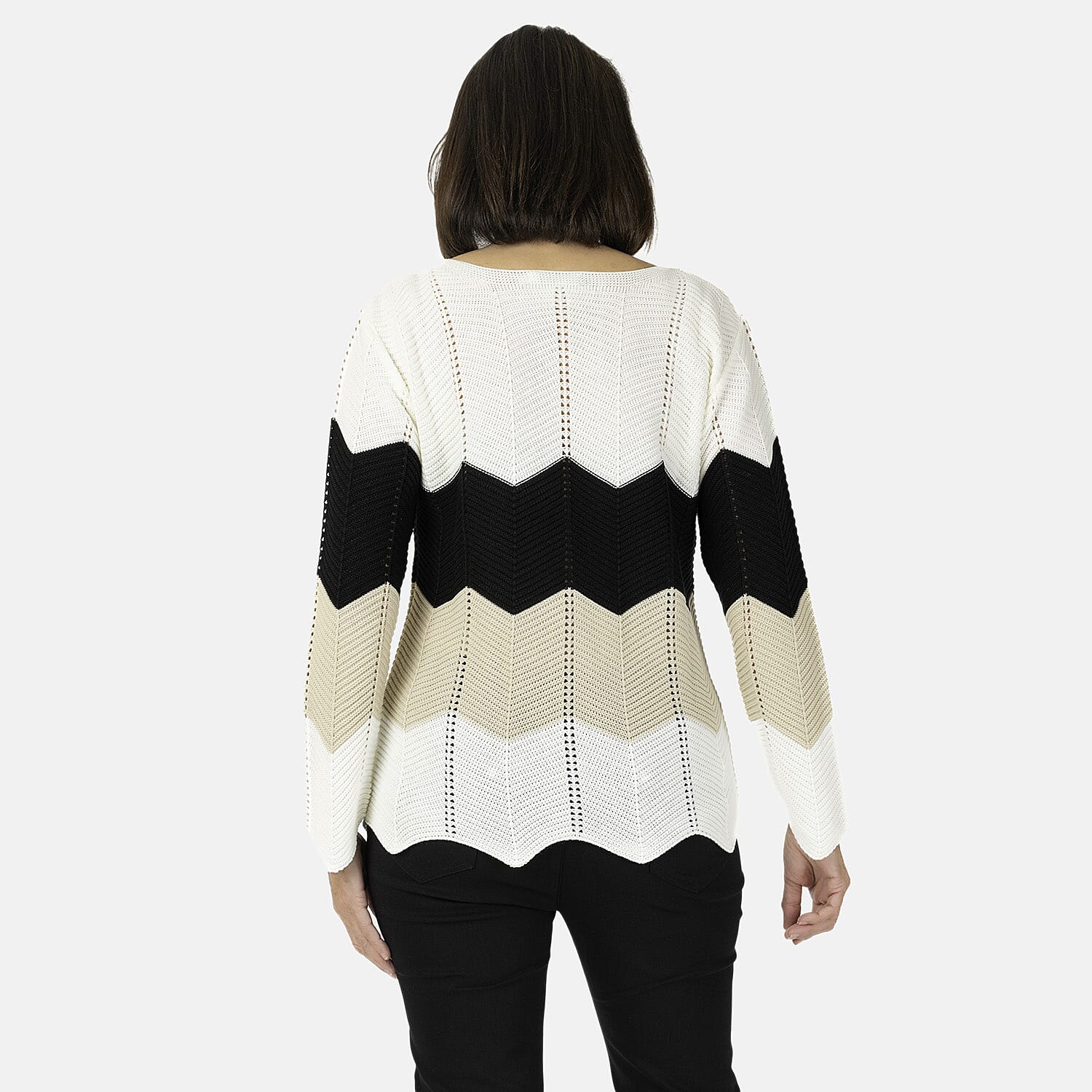 Sugar Crisp Acrylic Knitted Jumper (Size 1x1 cm) - Camel