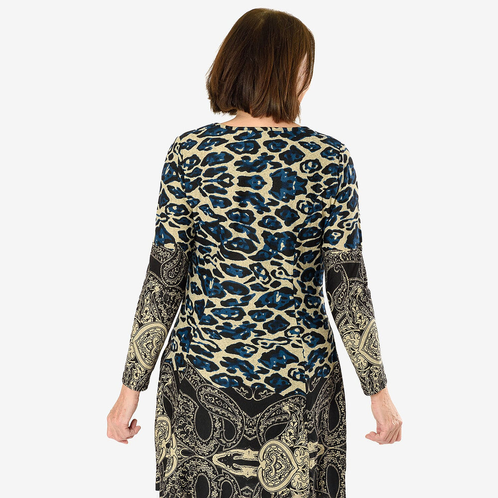 Sugar Crisp Animal Printed Tunic (Size L) - Beige