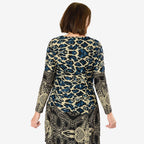 Sugar Crisp Animal Printed Tunic (Size L) - Beige