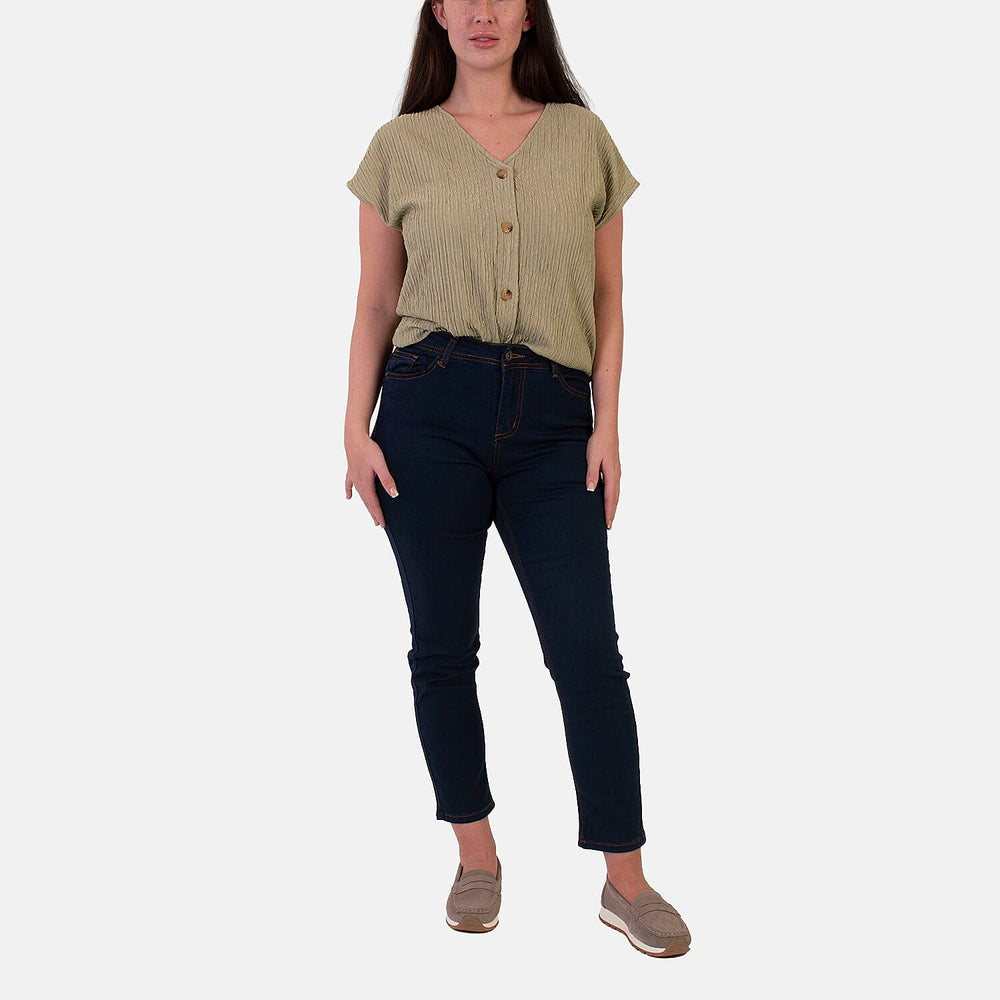 Sugar Crisp Classic Stretch Denim Jeans (Size 20) - Denim