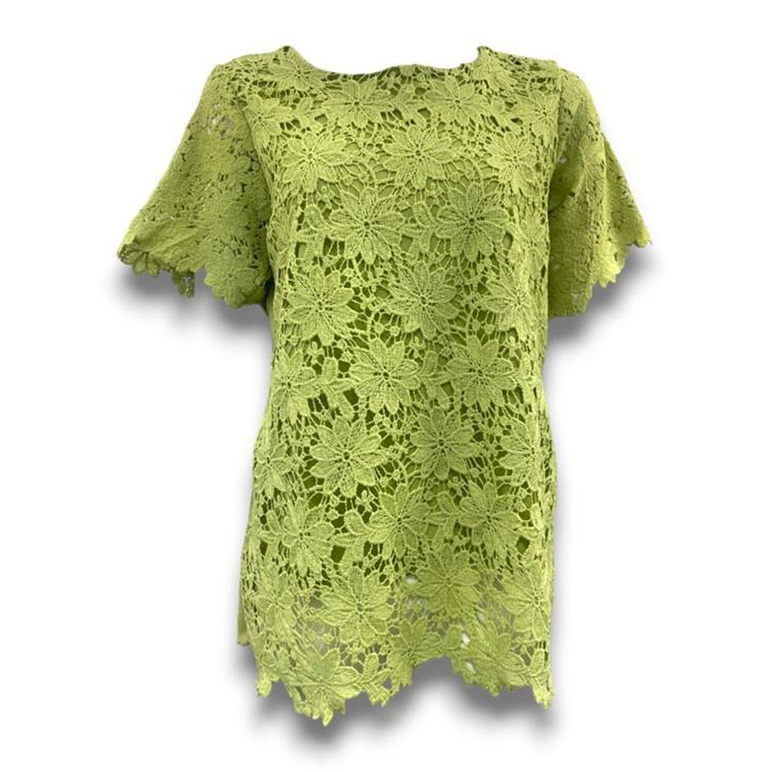 Sugar Crisp Knitted Top (Size - Small) - Green