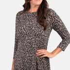Sugar Crisp Polyester Tunic (Size 1x1 cm) - Black