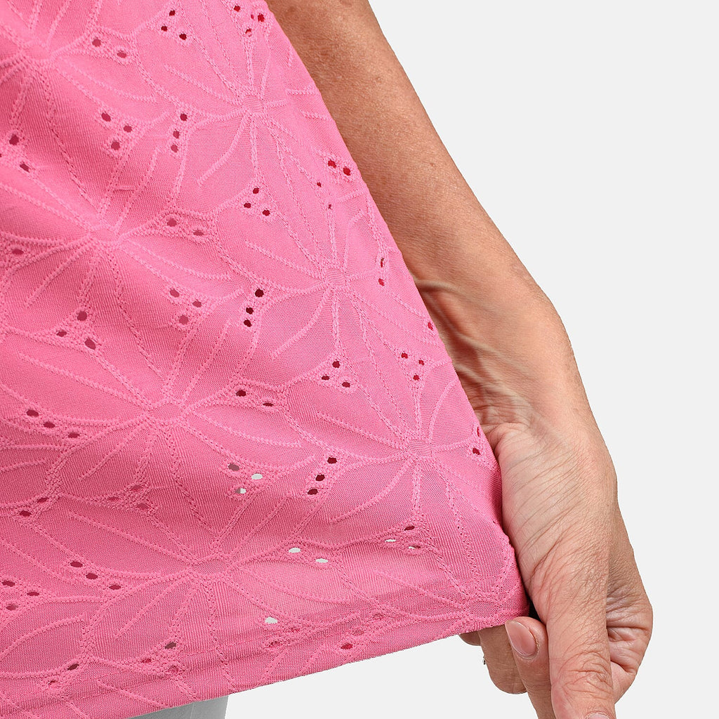 Polyester Top (Size 1x1 cm) - Cerise
