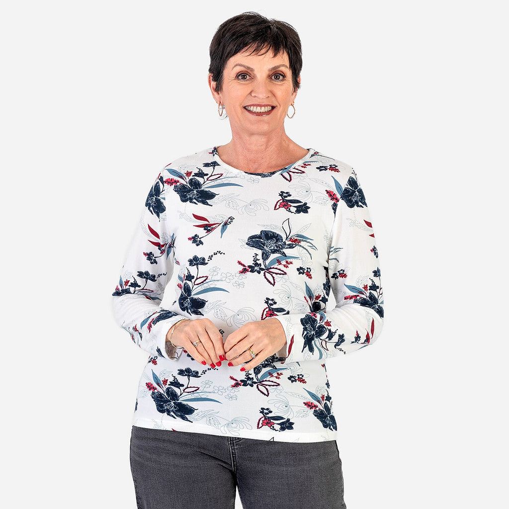Sugar Crisp Soft Touch Jumper (Size S) - White
