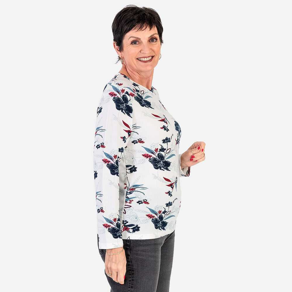 Sugar Crisp Soft Touch Jumper (Size S) - White