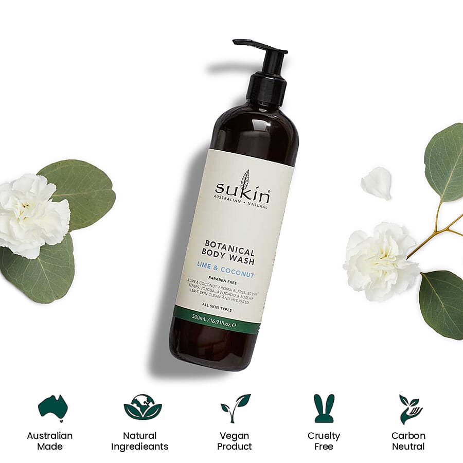 Sukin-Lime and Coconut Body Lotion - 500ml