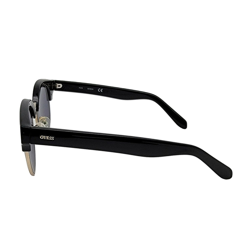 Summer Closeout- GUESS Black - Gold Half Rim Sunglasses