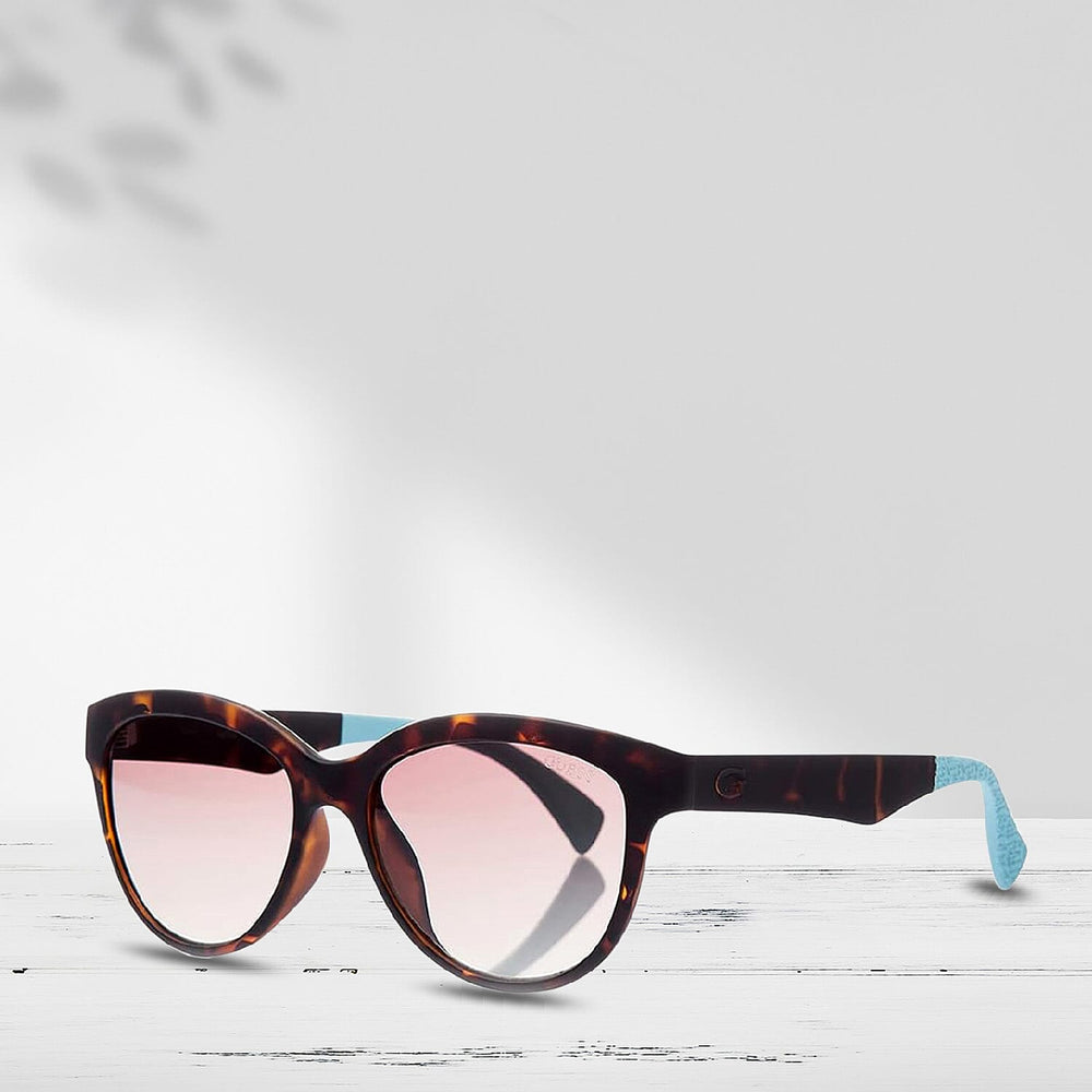 Summer Closeout - GUESS Pink Square Sunglasses with Brown Lenses