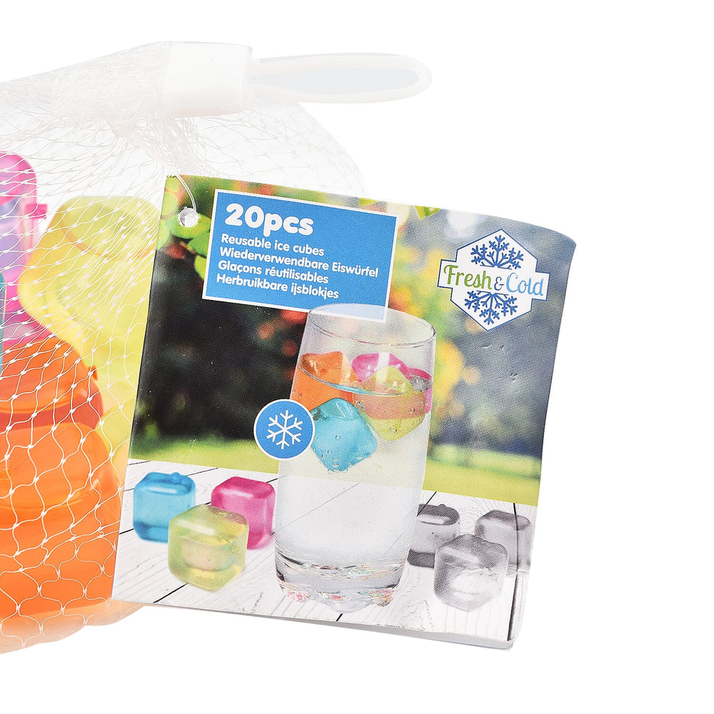 Summer Essentials - Ice Moulds Animals 4Pcs and Ice Cube Square 20Pcs - Multi