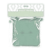 Summer Leaf Luxury Seat Pad with Ties (Size 38x38x7 cm) - Sage