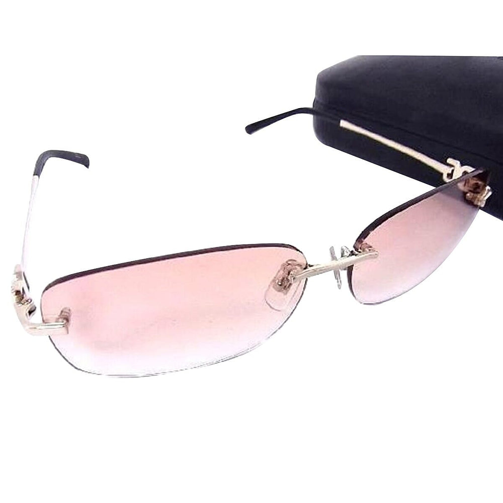 Summer Special Closeout Deal- DOLCE - GABBANA Rimless Sunglasses - Pink