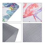 Super Absorbent Flamingo Pattern Diatomaceous Earth Bath Mat (Size 60x39cm)  - Red - Green
