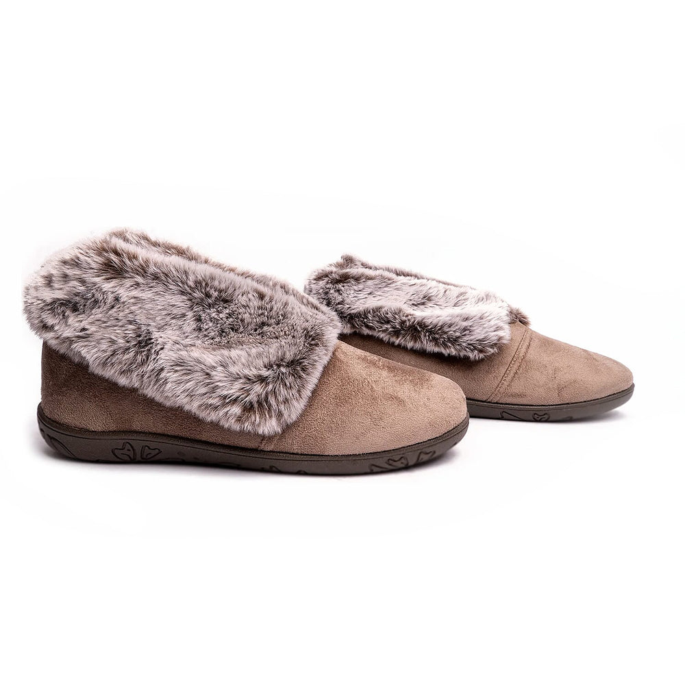 Ladies Slipper (Size 6) - Taupe