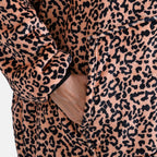 Super Soft Fleece Hoodie Blanket - Brown