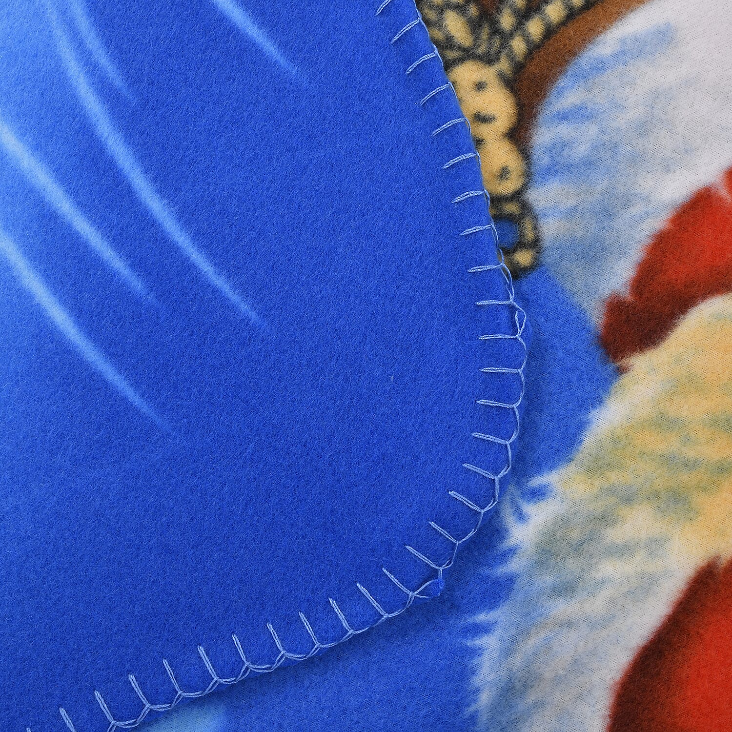 Christmas Super Soft Santa With Lantern Pattern Blanket (Size 165X130 cm) - Lantern
