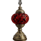 SuperFind - Handmade Original Turkey Mosaic Table Lamp - Red