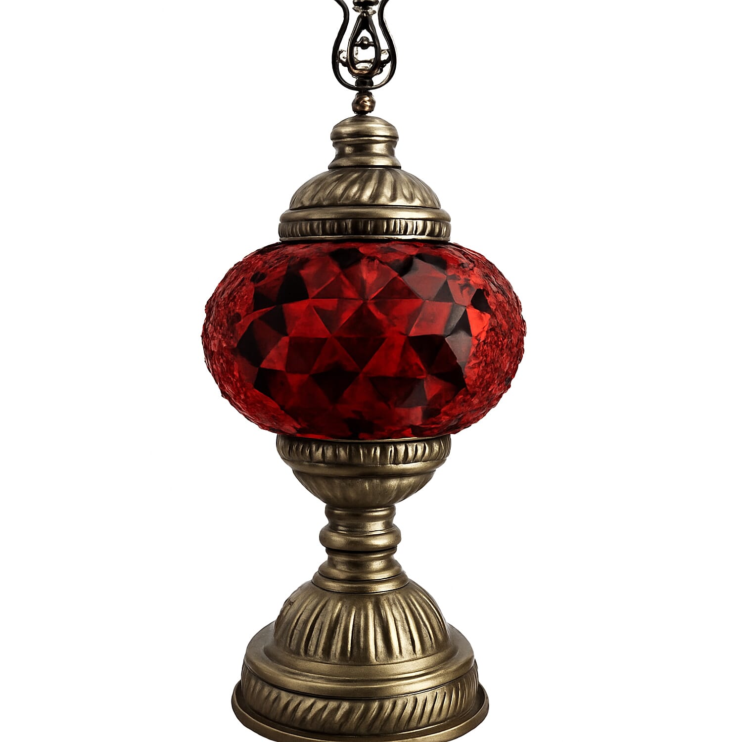 SuperFind - Handmade Original Turkey Mosaic Table Lamp - Red