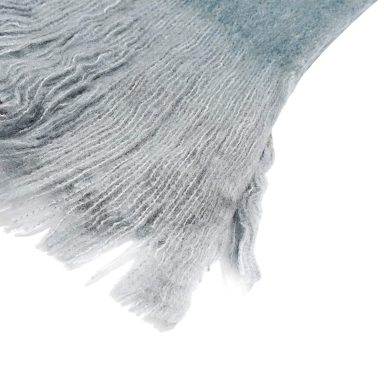 Supersoft Mohair Wool Cozy Mix Blanket with Timeless Appeal (Size 170x130 cm) - Green