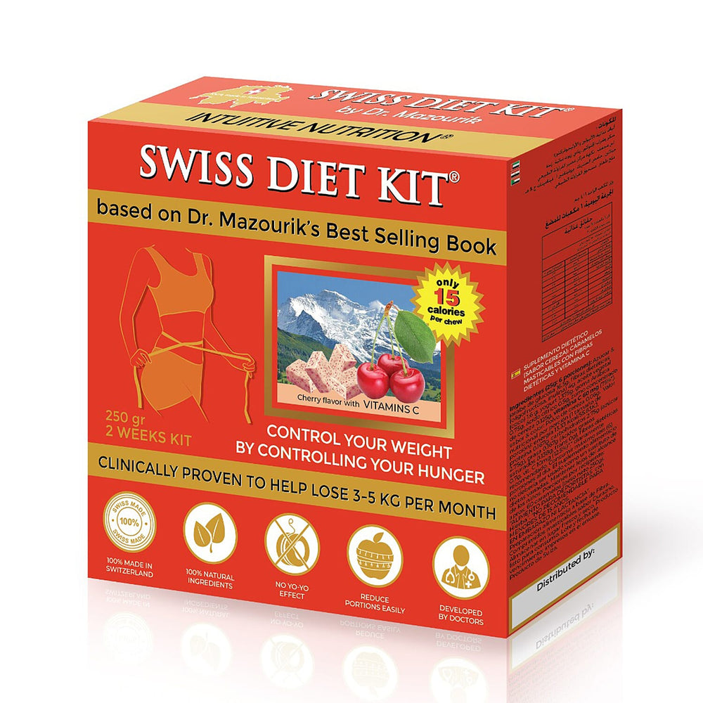 SWISS DIET KIT - Cherry Flavour Dietary Candies Refill Pack (250g) - 84 Pieces