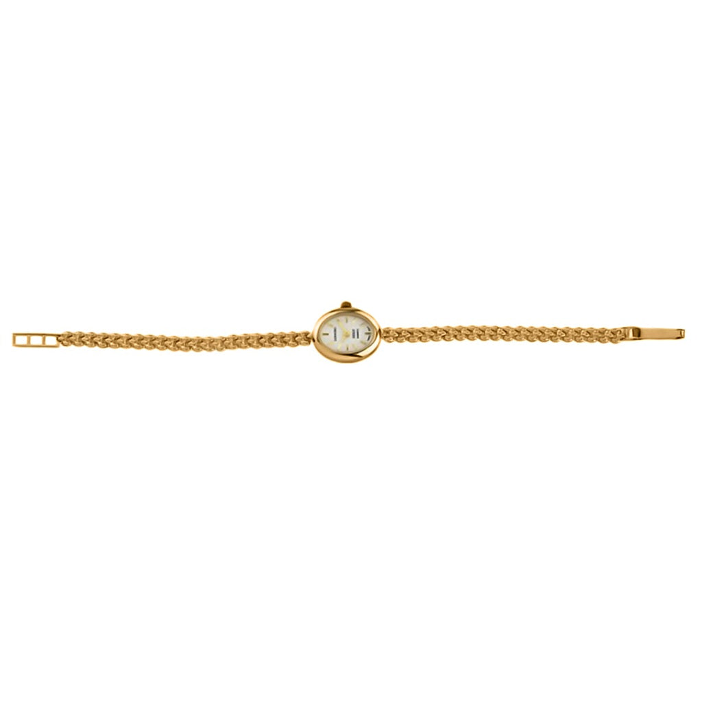 LUXORO 9K Yellow Gold Swiss Movt. Water Resistant Watch in Panther Chain Strap (Size - 7 - 7.5) Gold Wt. 10.31 Gms.