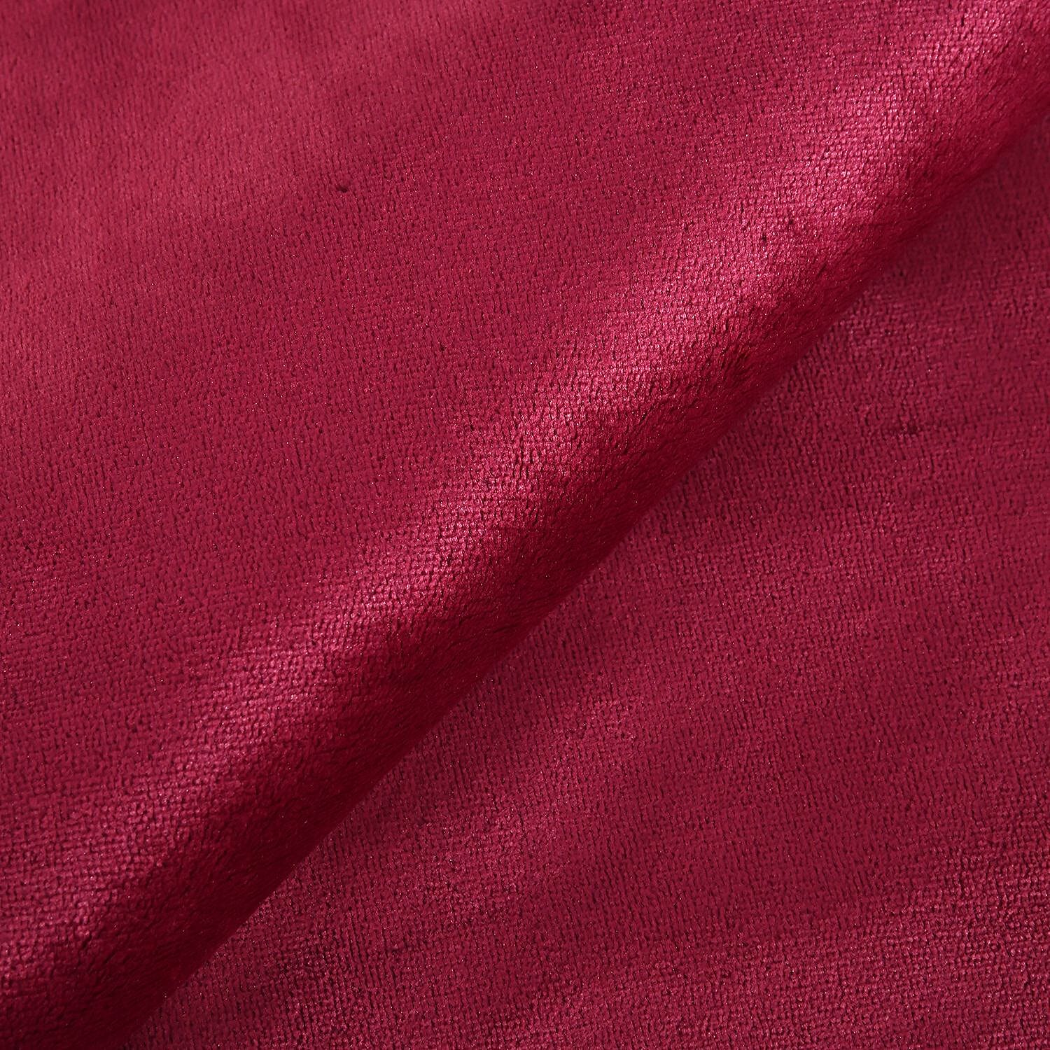 Doorbuster - Double Layer Sherpa Electric Heated Blanket with Overheating Protection & Detachable Controller (Power 160W, King Size) - Red