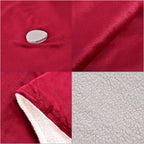 Doorbuster - Double Layer Sherpa Electric Heated Blanket with Overheating Protection & Detachable Controller (Power 160W, King Size) - Red