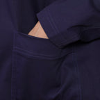 TAMSY 100% Cotton Jacket with Pockets (Size M) - Navy