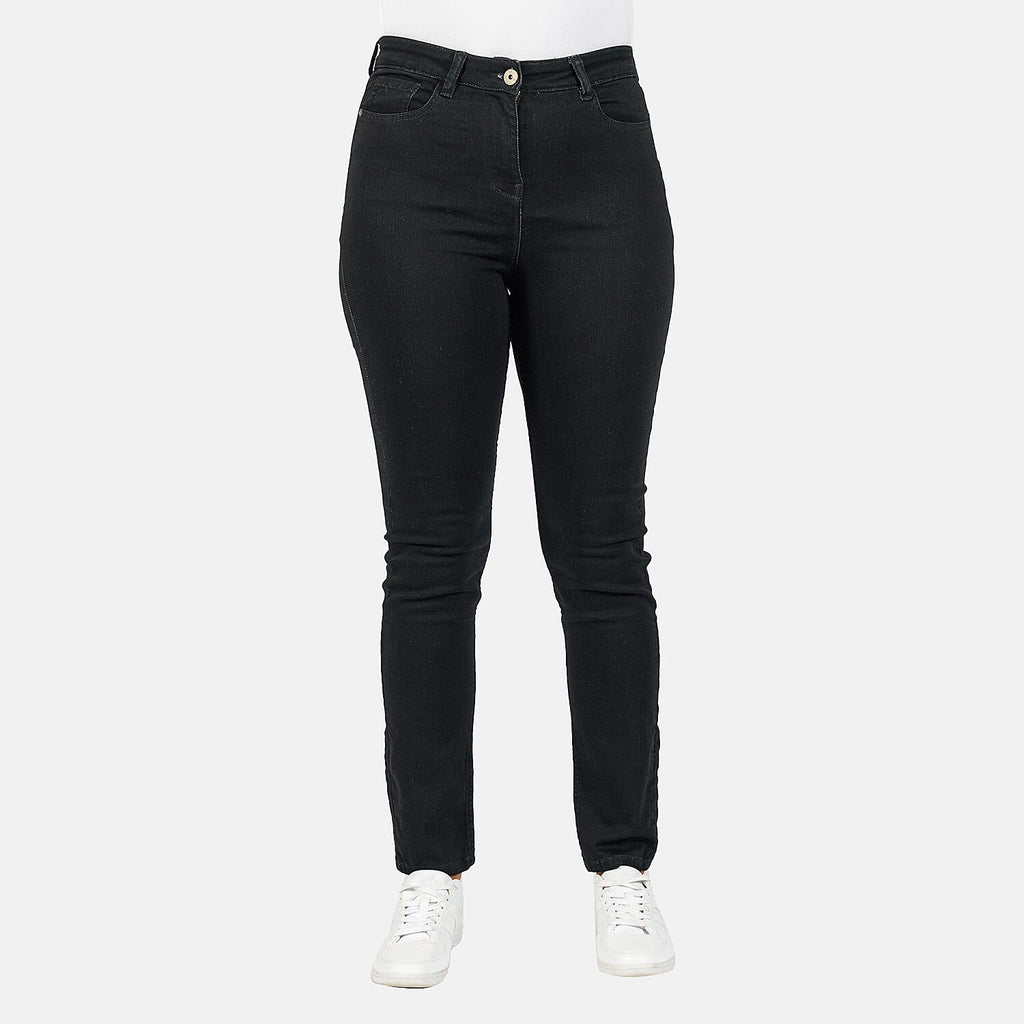 TAMSY - Angelina Straight Fit Jeans (Size 10) - Dark Blue
