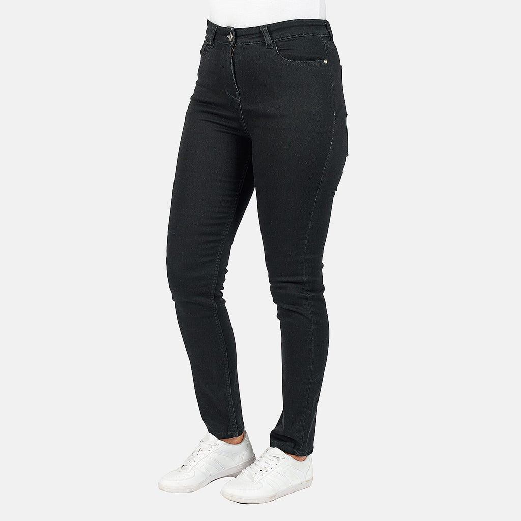 TAMSY - Angelina Straight Fit Jeans (Size 10) - Dark Blue