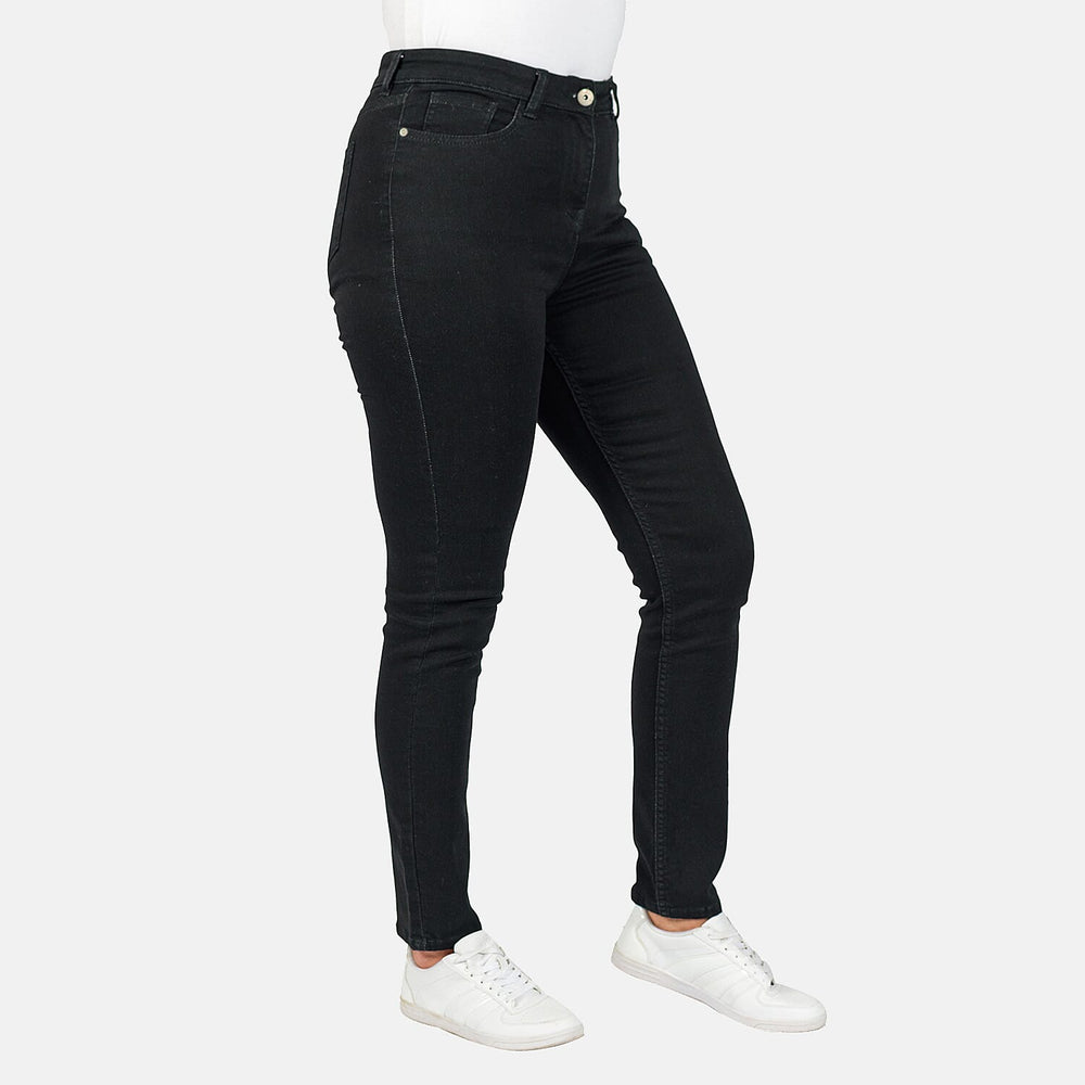 TAMSY - Angelina Straight Fit Jeans (Size 22) - Black