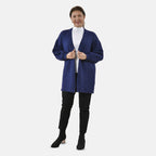 TAMSY Checkered Pattern Cardigan (Size 8-22) - Blue
