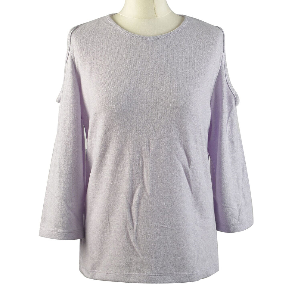 TAMSY Cold Shoulder Top (Size M,12-14) - Lilac