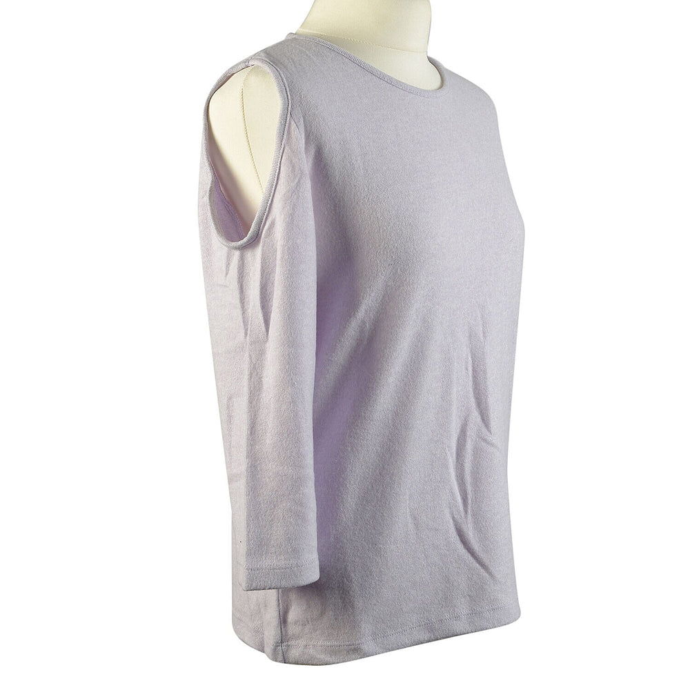 TAMSY Cold Shoulder Top (Size M,12-14) - Lilac