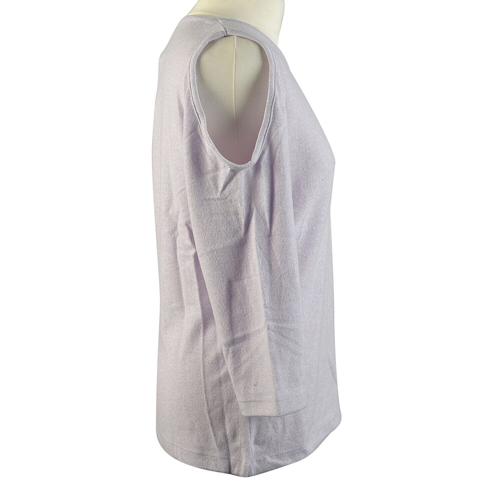 TAMSY Cold Shoulder Top (Size M,12-14) - Lilac