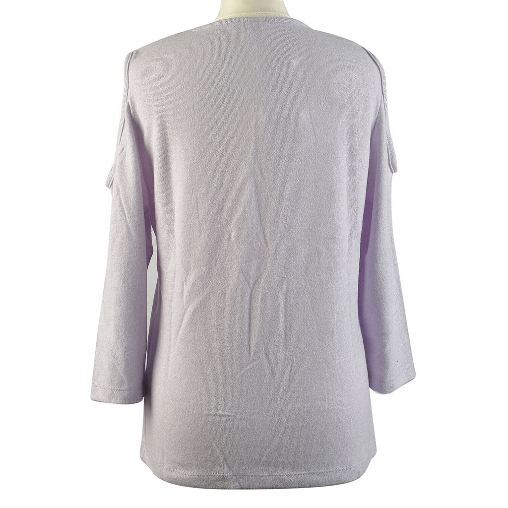 TAMSY Cold Shoulder Top (Size XL, 20-22) - Lilac
