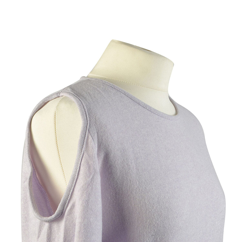 TAMSY Cold Shoulder Top (Size XXL, 24-26) - Lilac