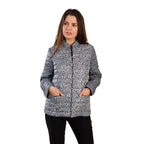 TAMSY Dot Printed Padded Jacket (Size 26) - Black