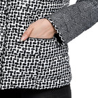 TAMSY Dot Printed Padded Jacket (Size 26) - Black