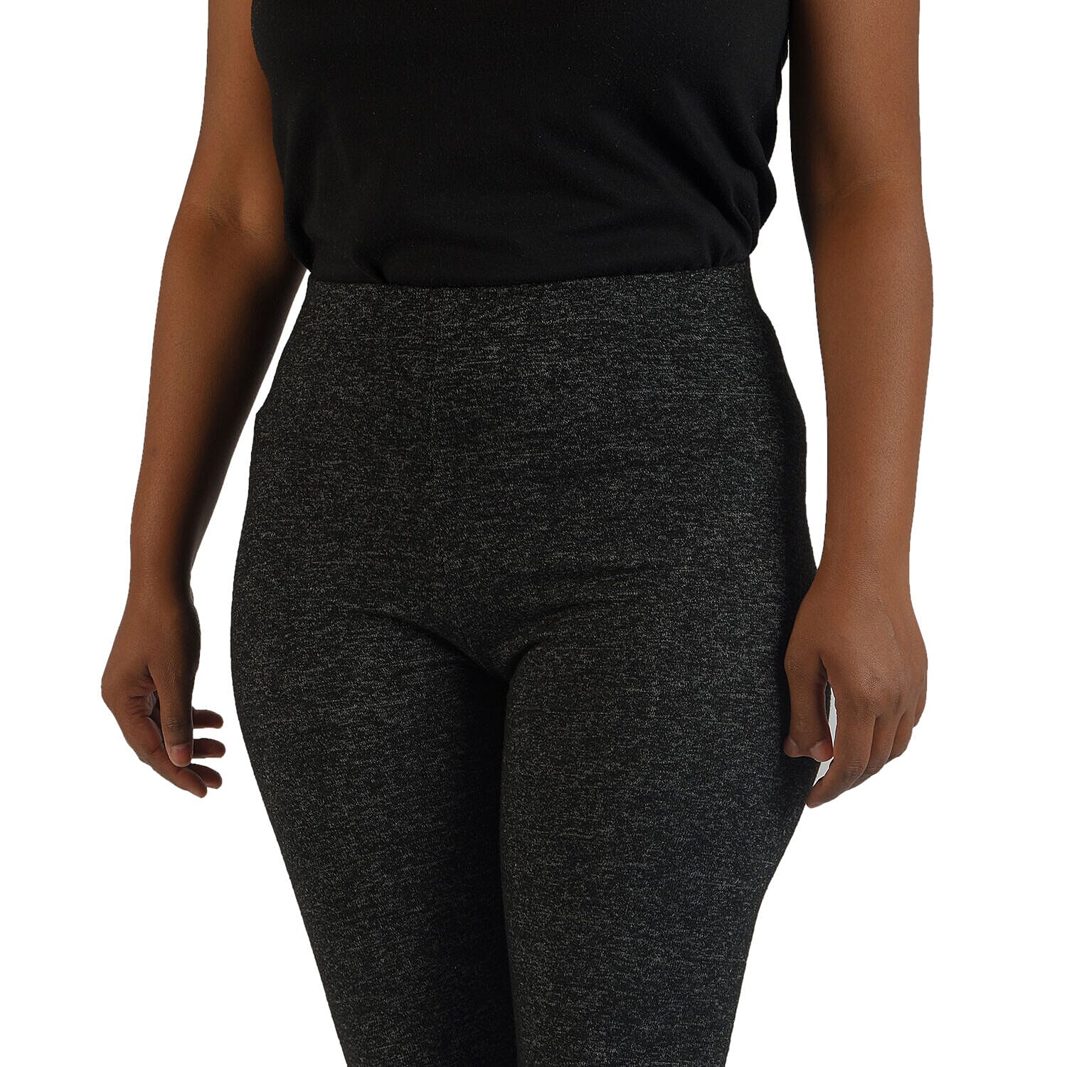 TAMSY Slim Fit Leggings (Size M-10) - Charcoal