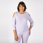 TAMSY Jersey Top (Size S, 8-10) - Lilac