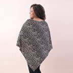 TAMSY Leopard Pattern Poncho (Size One Size) - Brown