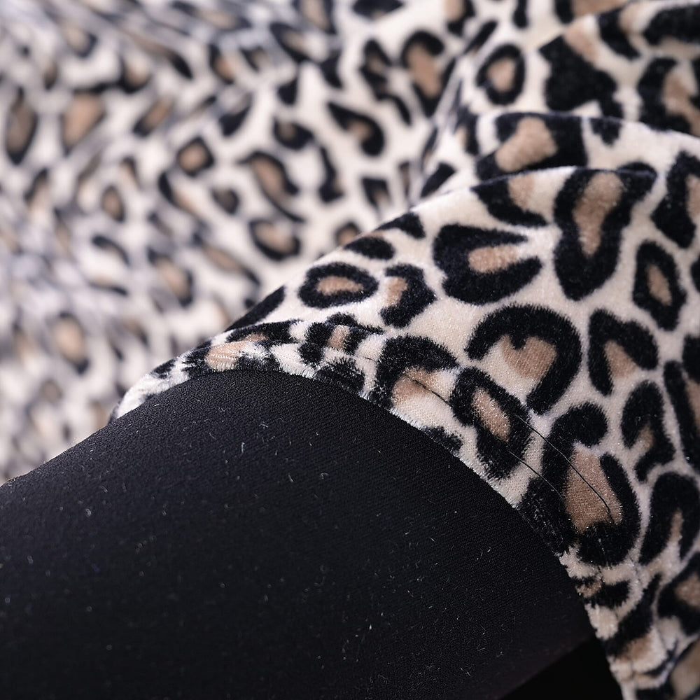 TAMSY Leopard Pattern Poncho (Size One Size) - Brown