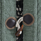 TAMSY Long Cardigan with Buttons (Size 8-22) - Olive Green